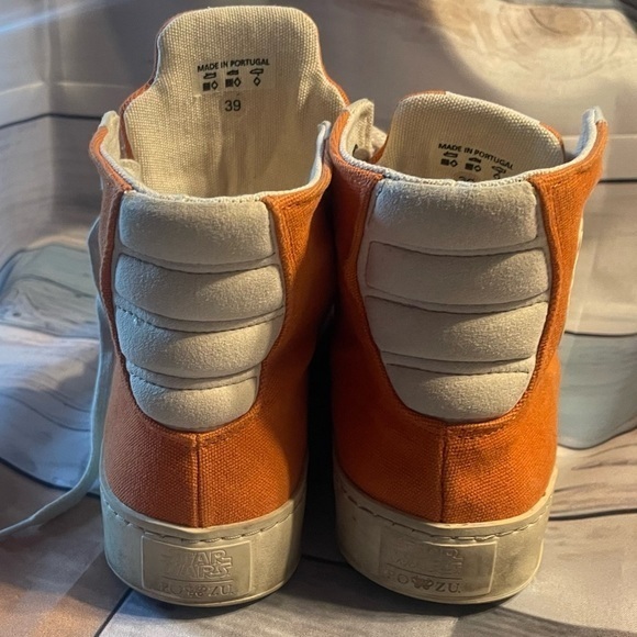 Po-Zu Star Wars BB-8 High Top Canvas Sneakers Women's EU 39 US 8 - 8.5 🔥GUC - Picture 3 of 10